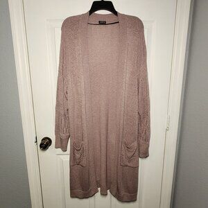 Torrid Cardigan Duster Sweater in Elderberry - Size 2 (2X - 18W/20W)